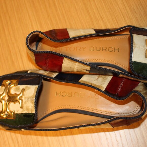 Tory Burch Ruby Quilted Logo Loafers 7M - Picture 7 of 8